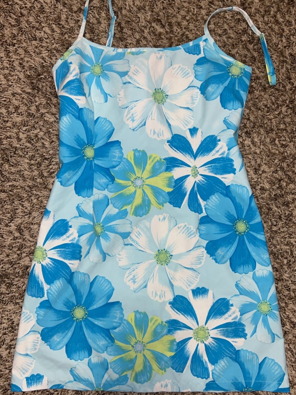 Rampage Light Blue Floral Slip Dress